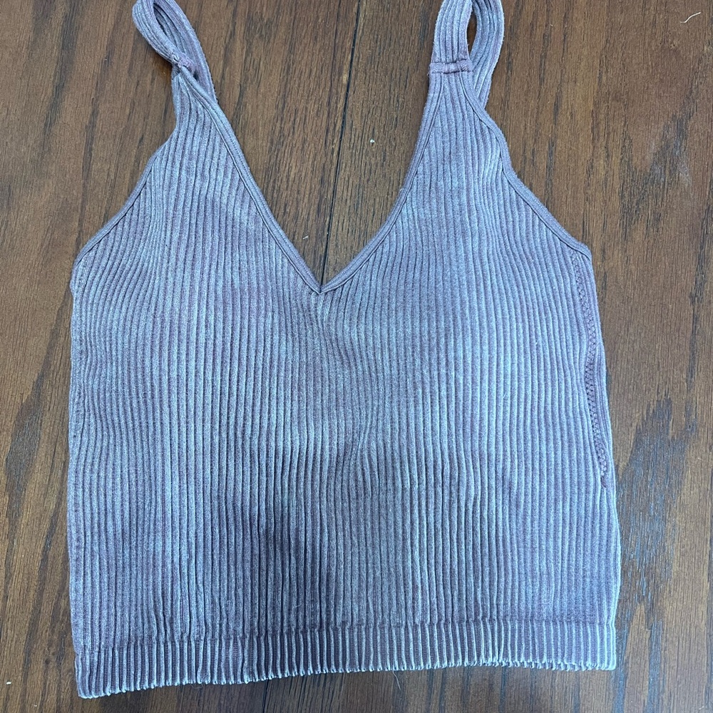 Wishlist Ribbed V-Neck Camisole